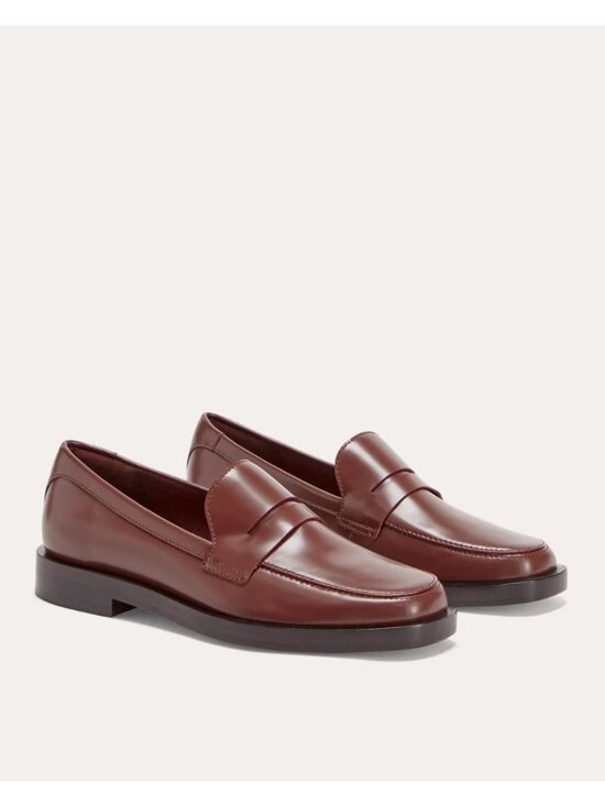 Everlane Shoes - Everlane The Penny Loafer in Dark Mahogany Leather 9 New with box Womens Oxfords